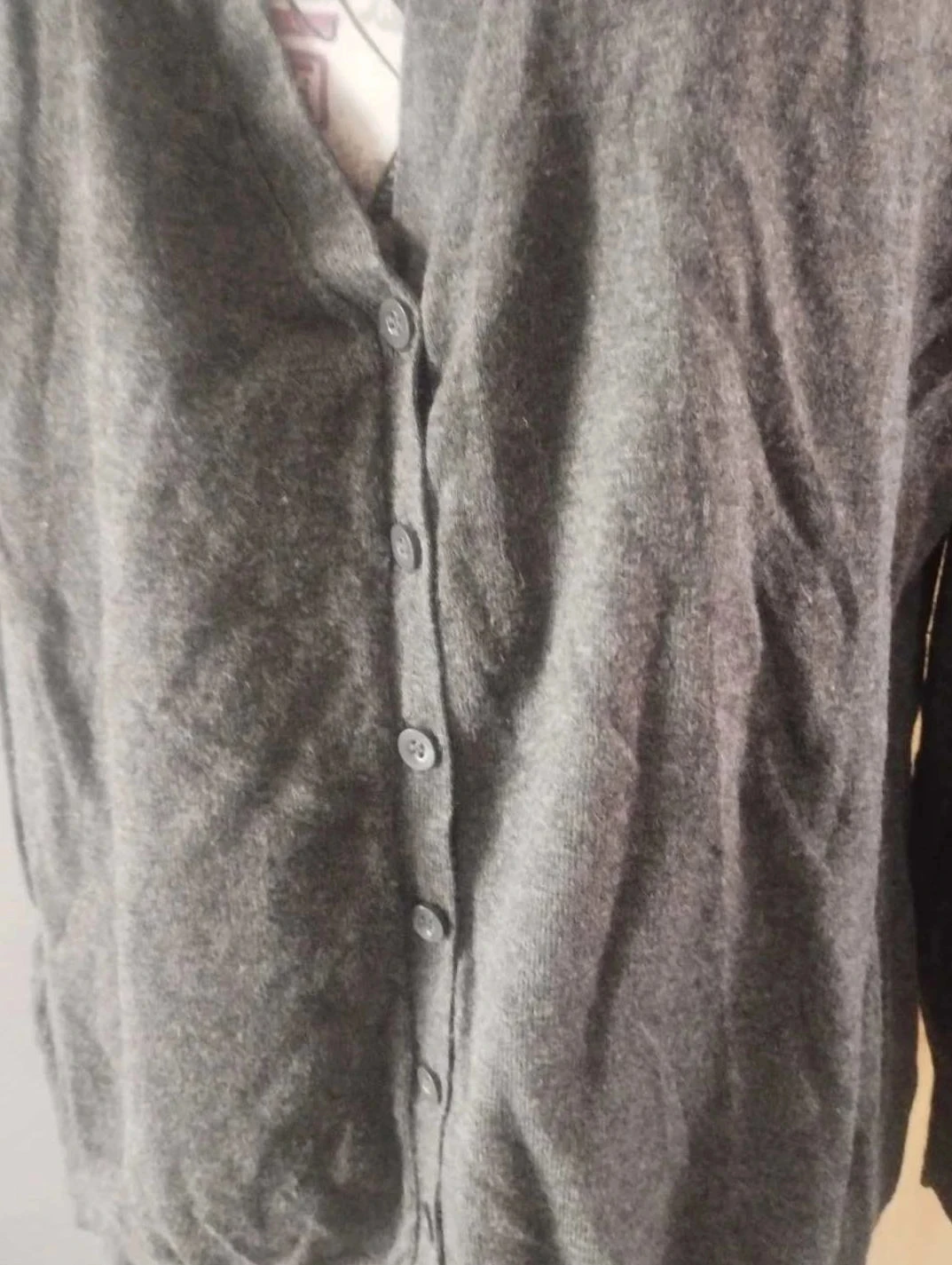 Grijze cardigan, Biaggini (Charles Vogele), unisex, T40/42 – photo 2